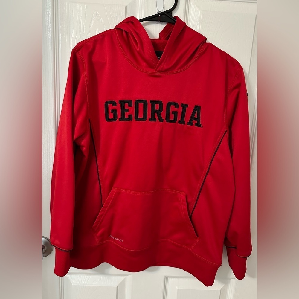 Nike Red Georgia Kids Hoodie